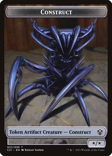 Construct, Magic card TC21 22 — Commander 2021 Tokens set