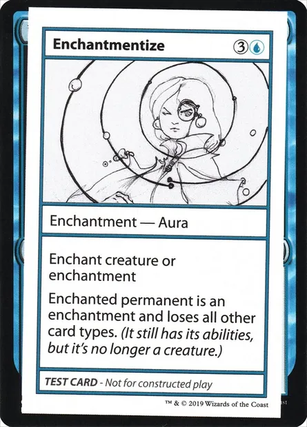 Enchantmentize, Magic card CMB2 21 — Mystery Booster Playtest Cards 2021 set