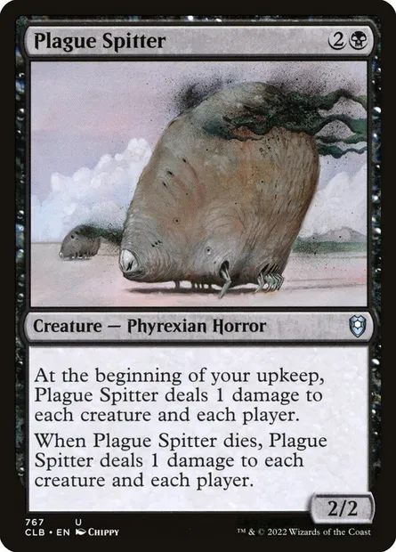 Plague Spitter, Magic card CLB 767 — Commander Legends: Battle for Baldur's Gate set