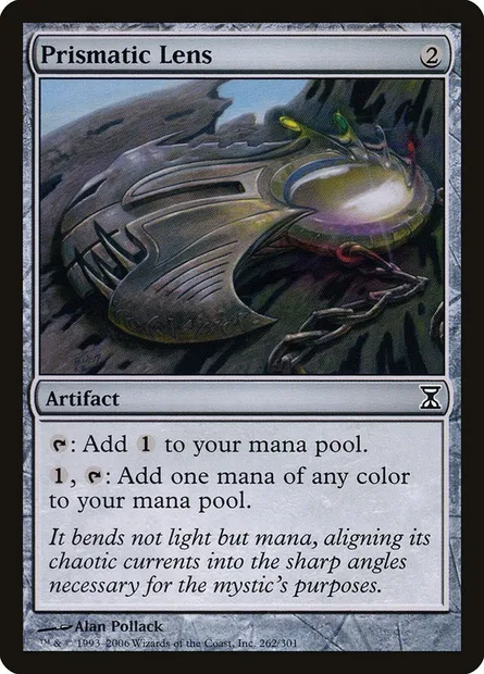 Prismatic Lens, Magic card TSP 262 — Time Spiral set