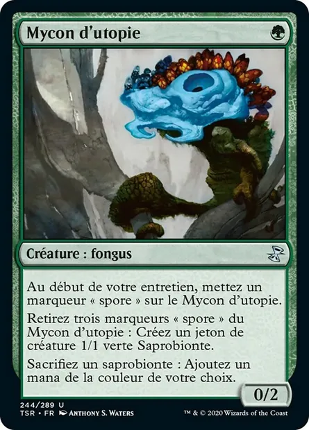 Mycon d'utopie, carte Magic TSR 244 — extension Spirale Temporelle Remastered