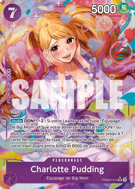Charlotte Pudding, carte One Piece PRB02-010 — extension ONE PIECE CARD THE BEST VOL.2