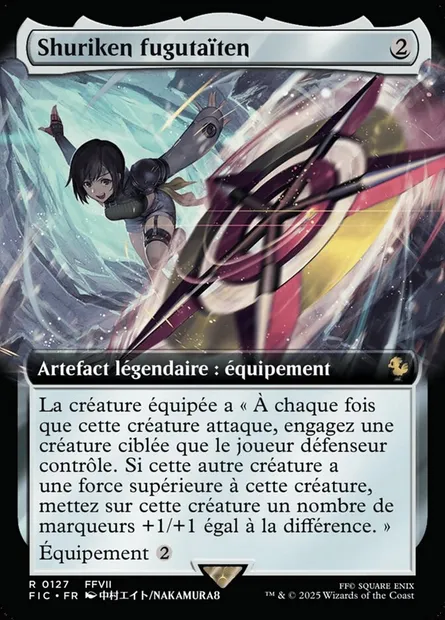 Shuriken fugutaïten, carte Magic FIC 127 — extension Final Fantasy Commander