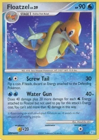 Mustéflott, carte Pokémon TK3M 002 — extension DP Trainer Kit (Manaphy)