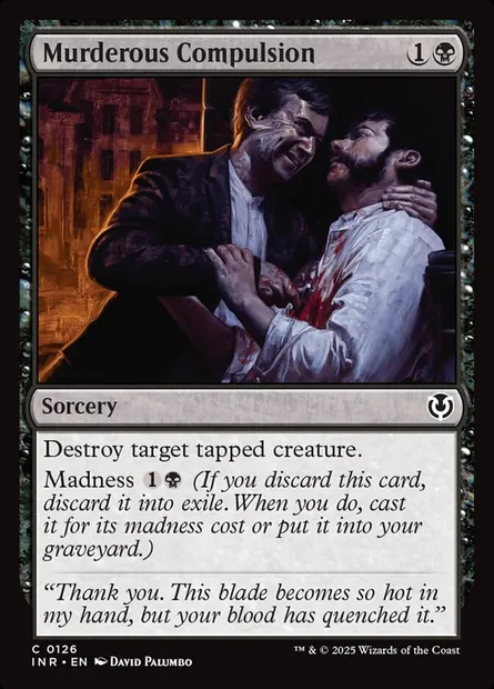 Instinct meurtrier, carte Magic INR 126 — extension Innistrad Remastered
