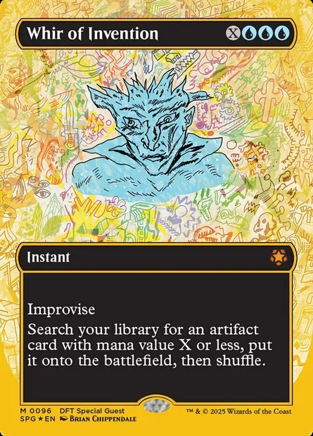 Whir of Invention, Magic card SPG 96 — Special Guests set