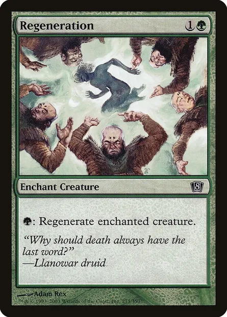 Regeneration, Magic card 8ED 275★ — Eighth Edition set