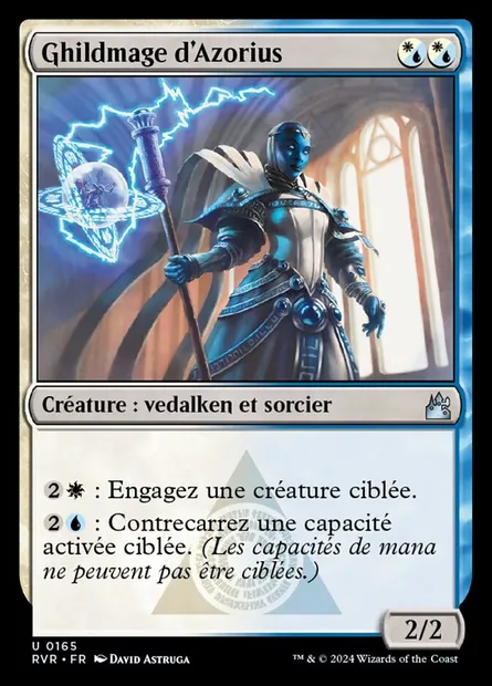Ghildmage d'Azorius, carte Magic RVR 165 — extension Ravnica Remastered