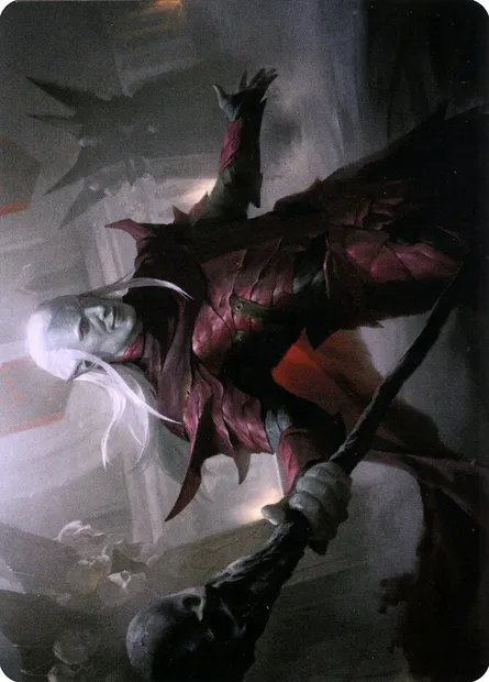 Baeloth Barrityl, Entertainer // Baeloth Barrityl, Entertainer, carte Magic ACLB 33 — extension Battle for Baldur's Gate Art Series
