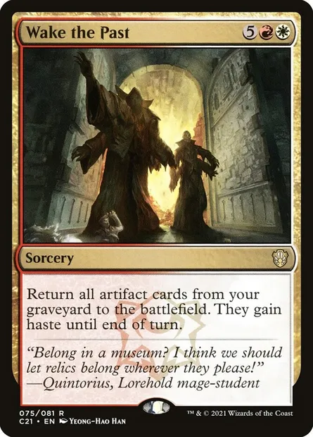 Wake the Past, Magic card C21 75 — Commander 2021 set