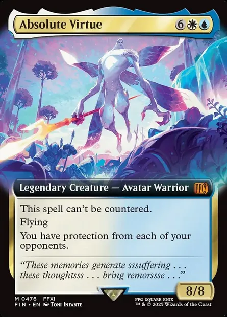 Absolute Virtue, Magic card FIN 476 — Final Fantasy set