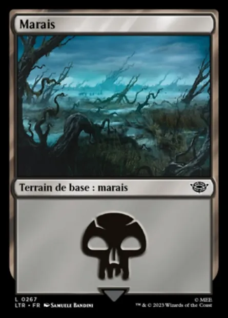 Marais, carte Magic LTR 267 — extension Le Seigneur des Anneaux : chroniques de la Terre du Milieu