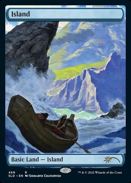 Île, carte Magic SLD 466 — extension Secret Lair Drop