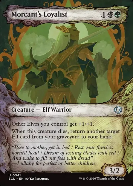 Morcant's Loyalist, Magic card ECL 341 — Lorwyn Eclipsed set