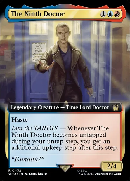 The Ninth Doctor, Magic card WHO 432 — Doctor Who set