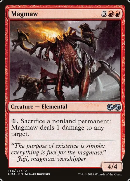 Magmâche, carte Magic UMA 138 — extension Ultimate Masters