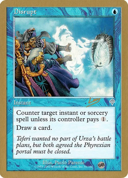 Disrupt, Magic card WC02 rl51sb — World Championship Decks 2002 set