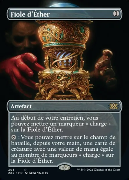 Fiole d'Éther, carte Magic 2X2 391 — extension Double Masters 2022