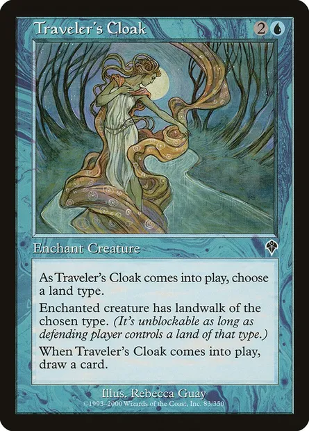 Traveler's Cloak, Magic card INV 83 — Invasion set