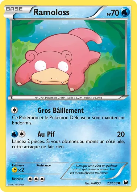Ramoloss, carte Pokémon DEX 23 — extension Explorateurs Obscurs