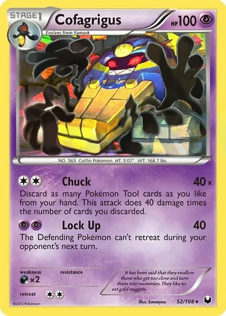 Cofagrigus, Pokémon card TDX 052 — Theme Deck & Blisters Exclusives set