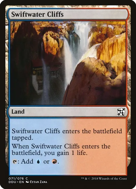 Swiftwater Cliffs, Magic card DDU 71 — Duel Decks: Elves vs. Inventors set