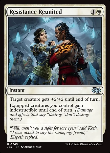 Resistance Reunited, Magic card J25 243 — Foundations Jumpstart set