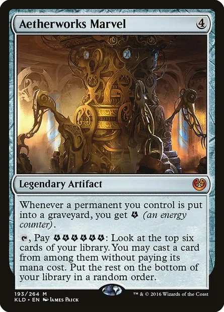 Aetherworks Marvel, Magic card KLD 193 — Kaladesh set