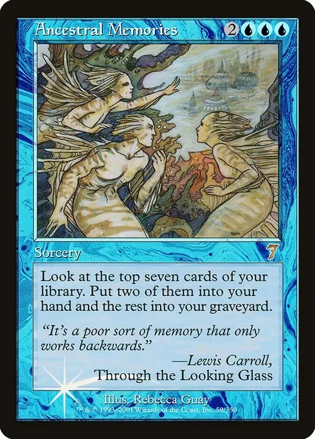 Ancestral Memories, Magic card 7ED 59★ — Seventh Edition set