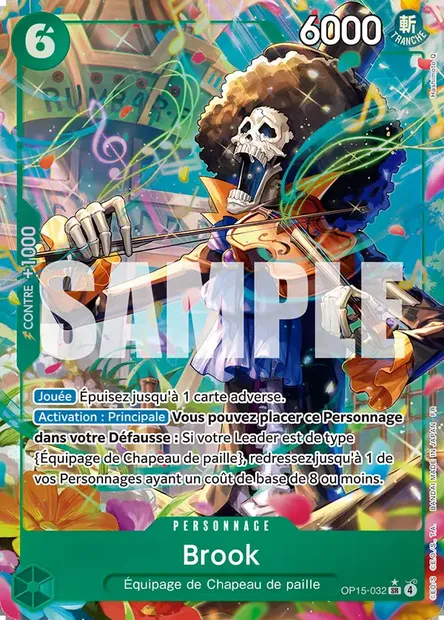 Brook, carte One Piece OP15-032 — extension AVENTURE SUR L'ÎLE DE DIEU