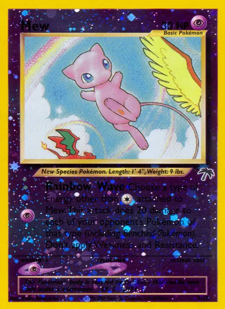 Mew, Pokémon card SI 1 — Southern Islands set