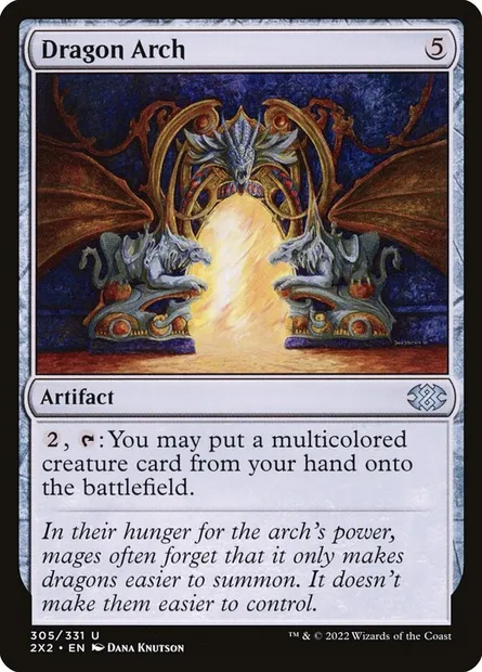 Dragon Arch, Magic card 2X2 305 — Double Masters 2022 set