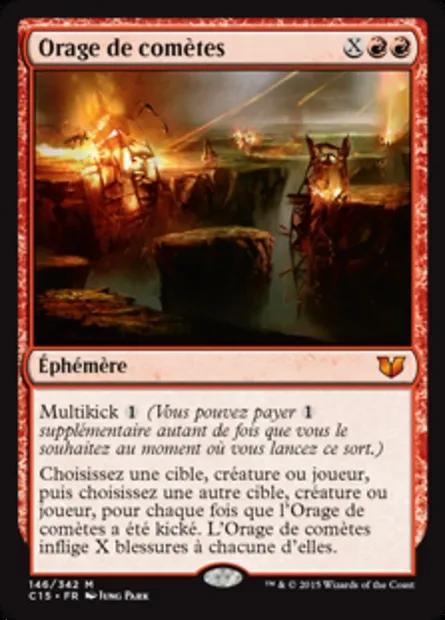 Orage de comètes, carte Magic C15 146 — extension Commander 2015
