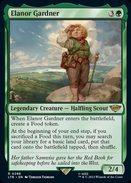 Elanor Gardner, Magic card LTR 286 — The Lord of the Rings: Tales of Middle-earth set