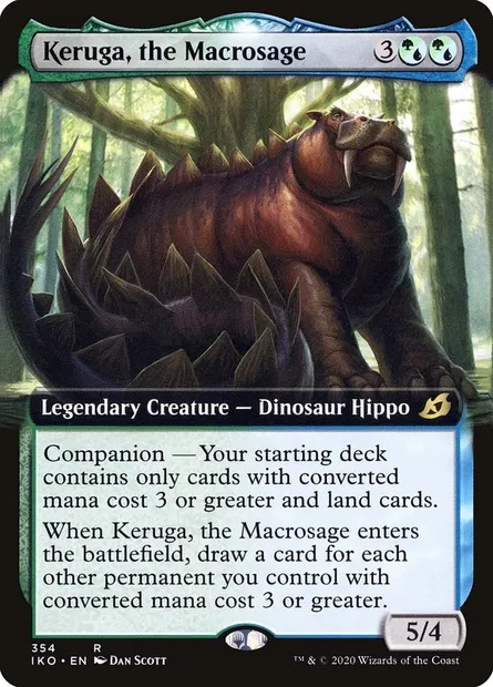 Keruga, the Macrosage, Magic card IKO 354 — Ikoria: Lair of Behemoths set