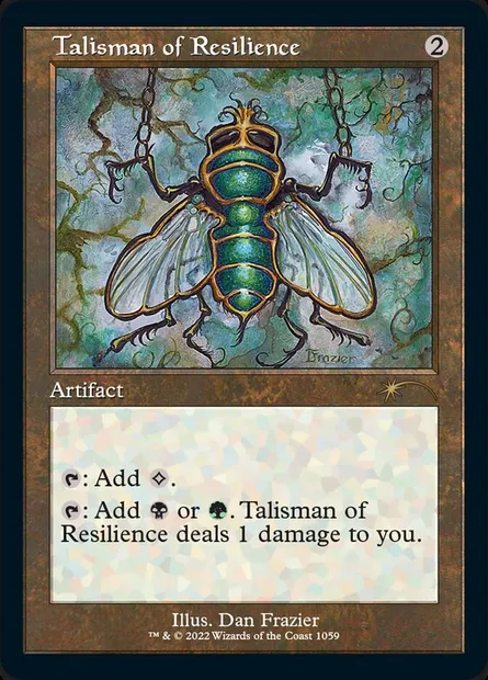 Talisman de résistance, carte Magic SLD 1059 — extension Secret Lair Drop