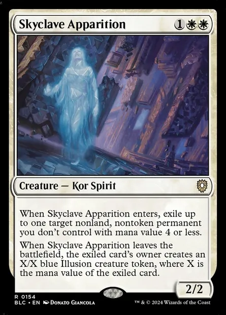 Skyclave Apparition, Magic card BLC 154 — Bloomburrow Commander set