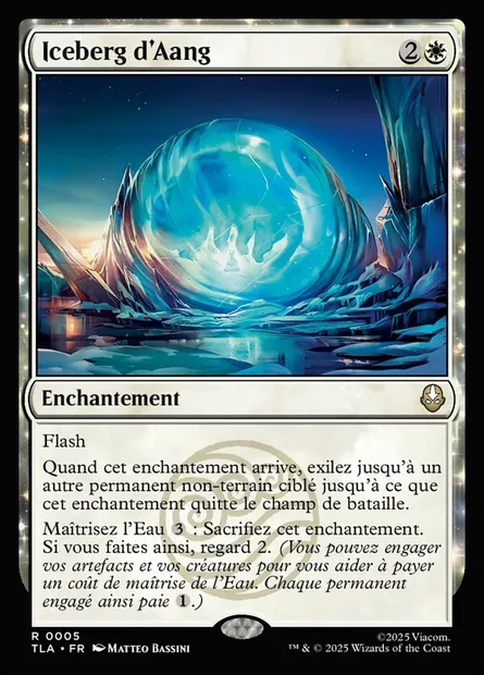 Iceberg d'Aang, carte Magic TLA 5 — extension Avatar: The Last Airbender