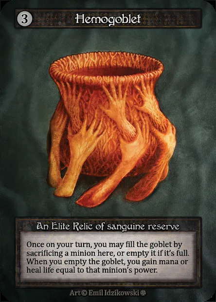 Hemogoblet, Sorcery card GOT 327 — Gothic set
