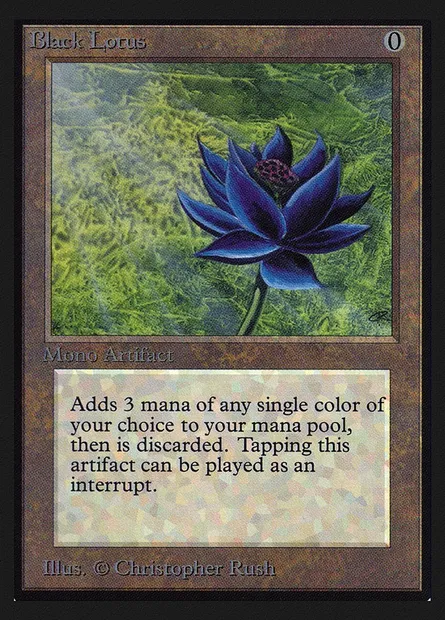 Black Lotus, carte Magic CEI 233 — extension Intl. Collectors' Edition