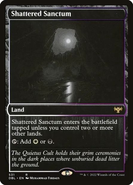 Shattered Sanctum, Magic card DBL 531 — Innistrad: Double Feature set