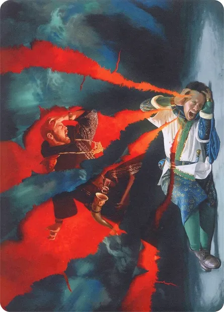 Mind Rake // Mind Rake, Magic card AMH1 33 — Modern Horizons Art Series set