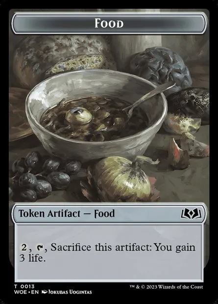 Food, carte Magic TWOE 13 — extension Wilds of Eldraine Tokens