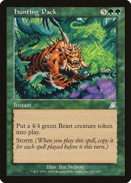 Hunting Pack, Magic card SCG 121 — Scourge set