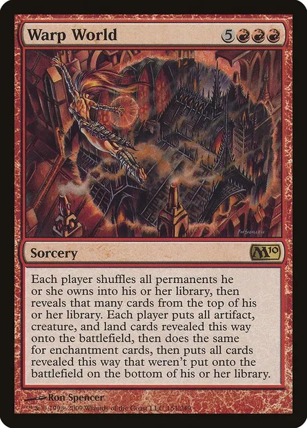Warp World, Magic card M10 163 — Magic 2010 set