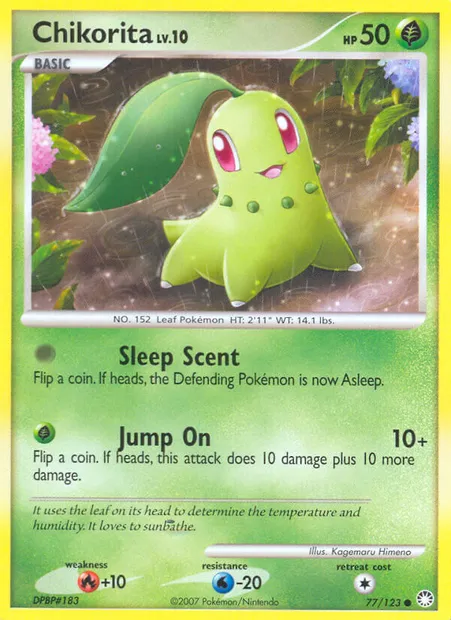 Germignon, carte Pokémon MT 77 — extension Trésors Mystérieux