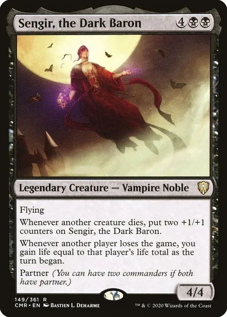 Sengir, the Dark Baron, Magic card CMR 149 — Commander Legends set