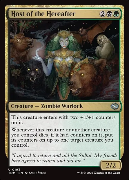 Host of the Hereafter, Magic card TDM 193 — Tarkir: Dragonstorm set