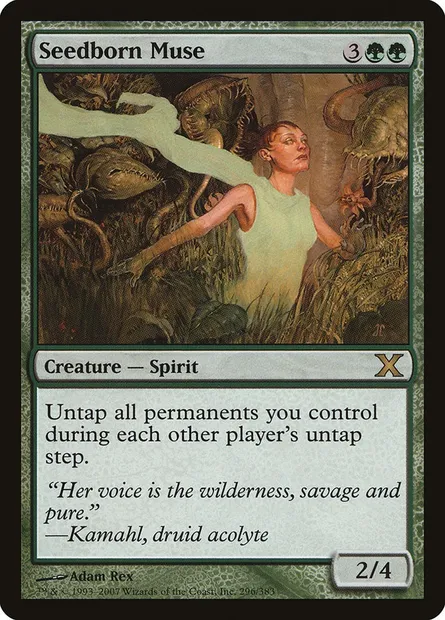 Seedborn Muse, Magic card 10E 296 — Tenth Edition set