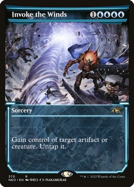 Invoke the Winds, Magic card NEO 370 — Kamigawa: Neon Dynasty set